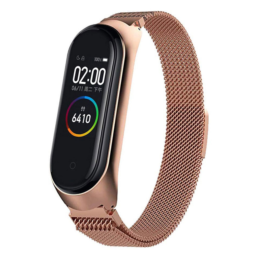 Helt vildt fantastisk Xiaomi Mi Smart Band 4 Metal Rem - Pink#serie_4