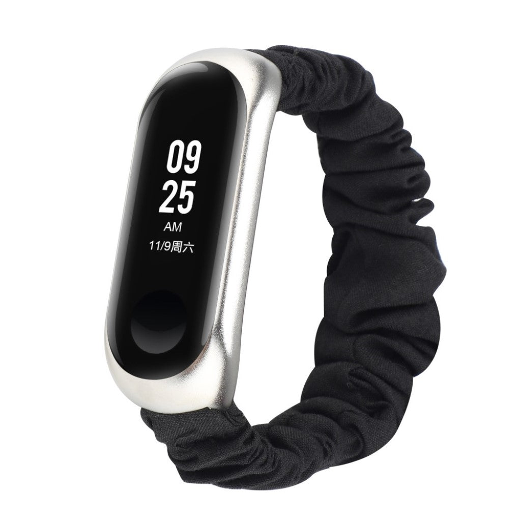 Yndigt Xiaomi Mi Smart Band 4 / Xiaomi Mi Band 3 Nylon Rem - Sort#serie_3
