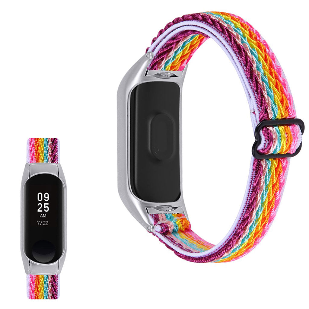 Godt Xiaomi Mi Smart Band 4 / Xiaomi Mi Band 3 Nylon Rem - Flerfarvet#serie_2
