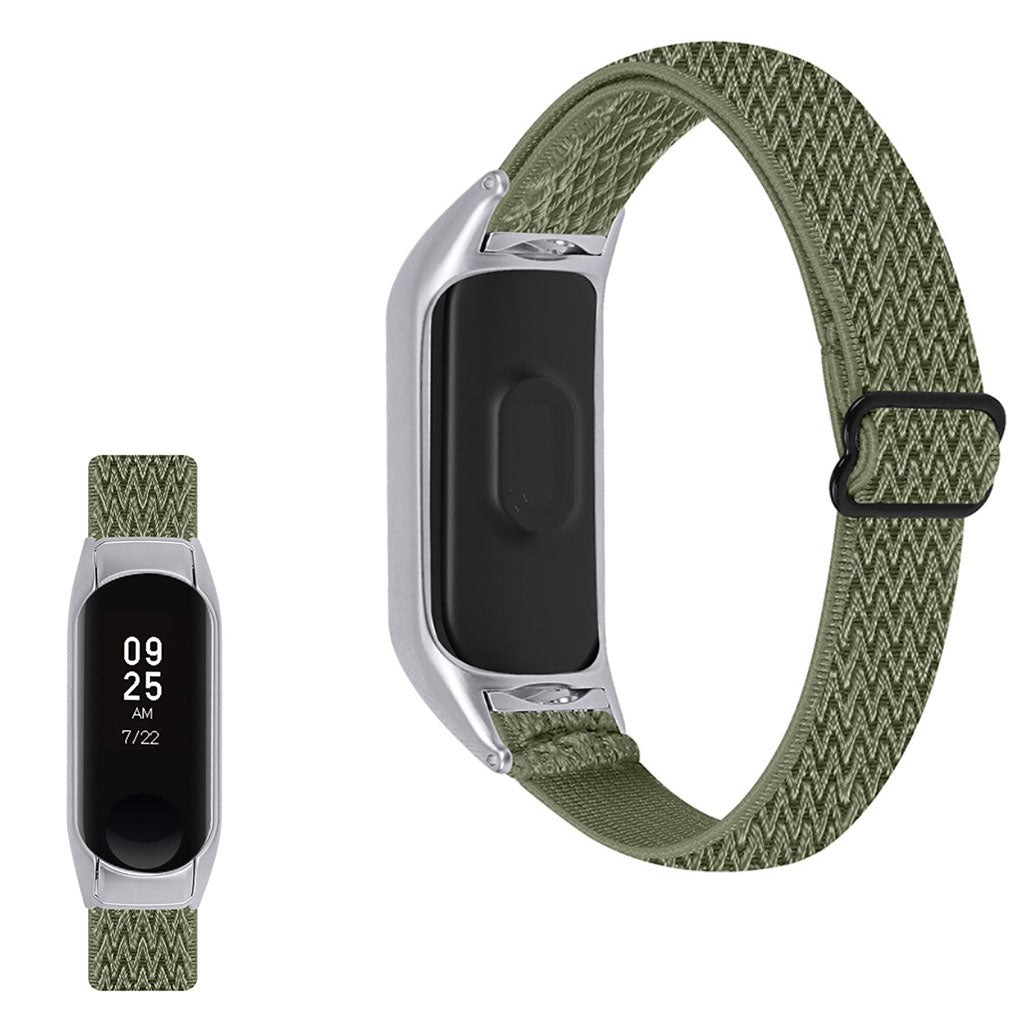 Godt Xiaomi Mi Smart Band 4 / Xiaomi Mi Band 3 Nylon Rem - Grøn#serie_3