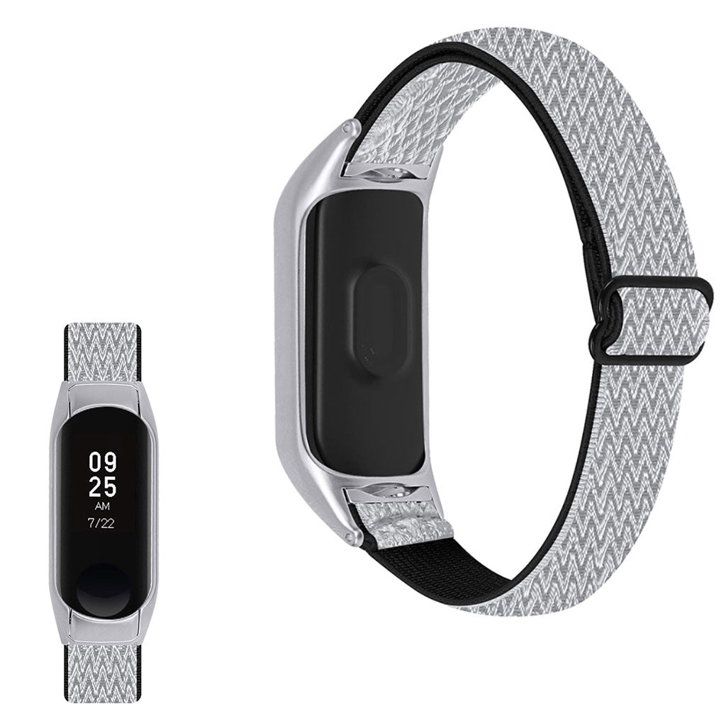 Godt Xiaomi Mi Smart Band 4 / Xiaomi Mi Band 3 Nylon Rem - Hvid#serie_4