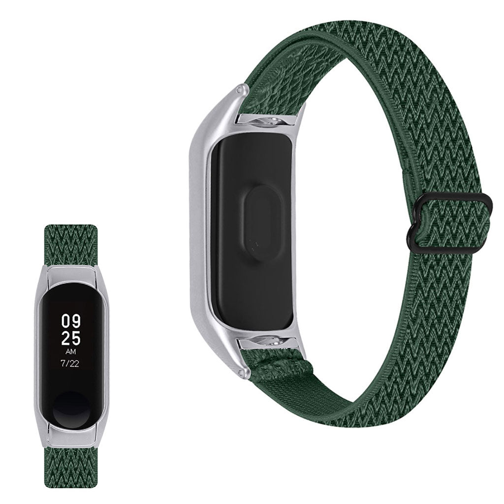 Godt Xiaomi Mi Smart Band 4 / Xiaomi Mi Band 3 Nylon Rem - Grøn#serie_7