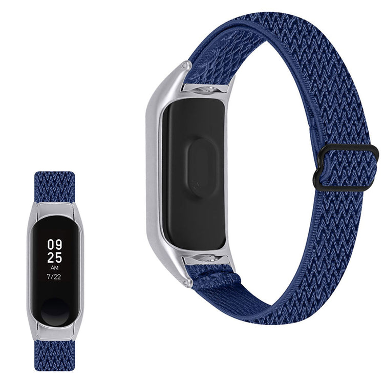 Godt Xiaomi Mi Smart Band 4 / Xiaomi Mi Band 3 Nylon Rem - Blå#serie_9