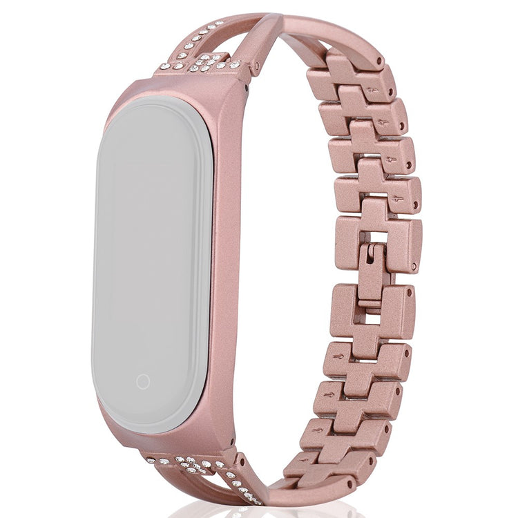 Stilren Xiaomi Mi Smart Band 4 / Xiaomi Mi Band 3 Metal Rem - Pink#serie_2