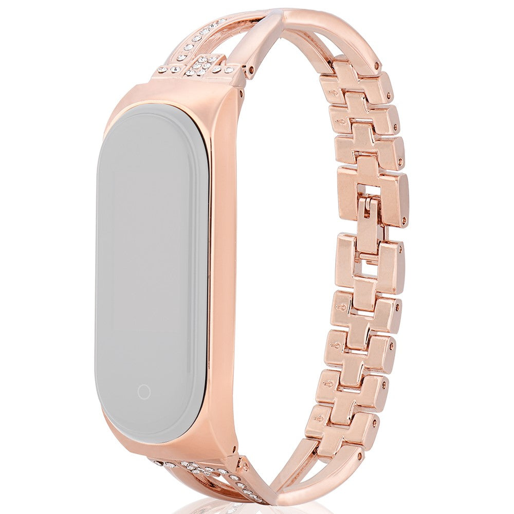Stilren Xiaomi Mi Smart Band 4 / Xiaomi Mi Band 3 Metal Rem - Pink#serie_3