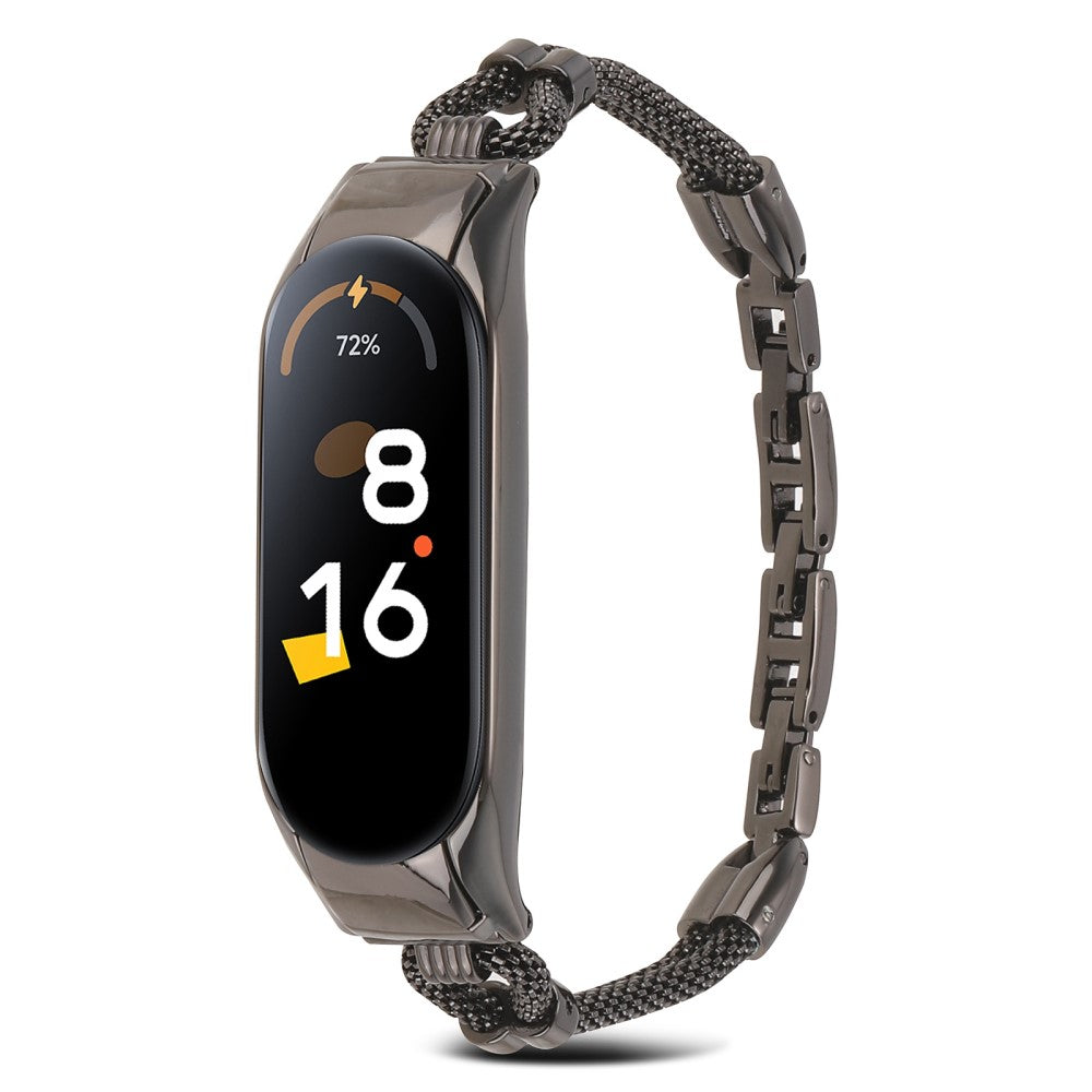 Cool Xiaomi Mi Smart Band 4 / Xiaomi Mi Band 3 Metal Urrem - Sort#serie_1