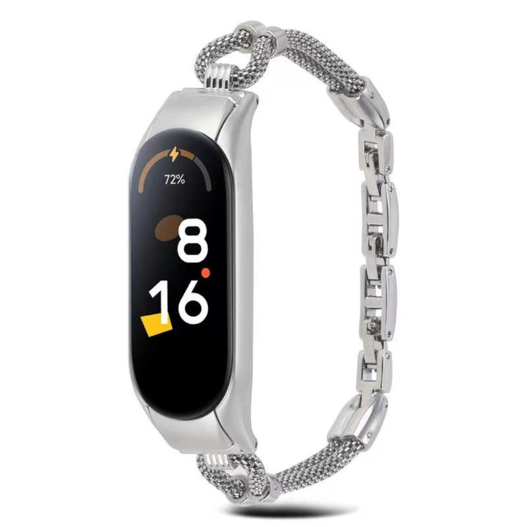 Cool Xiaomi Mi Smart Band 4 / Xiaomi Mi Band 3 Metal Urrem - Sølv#serie_2