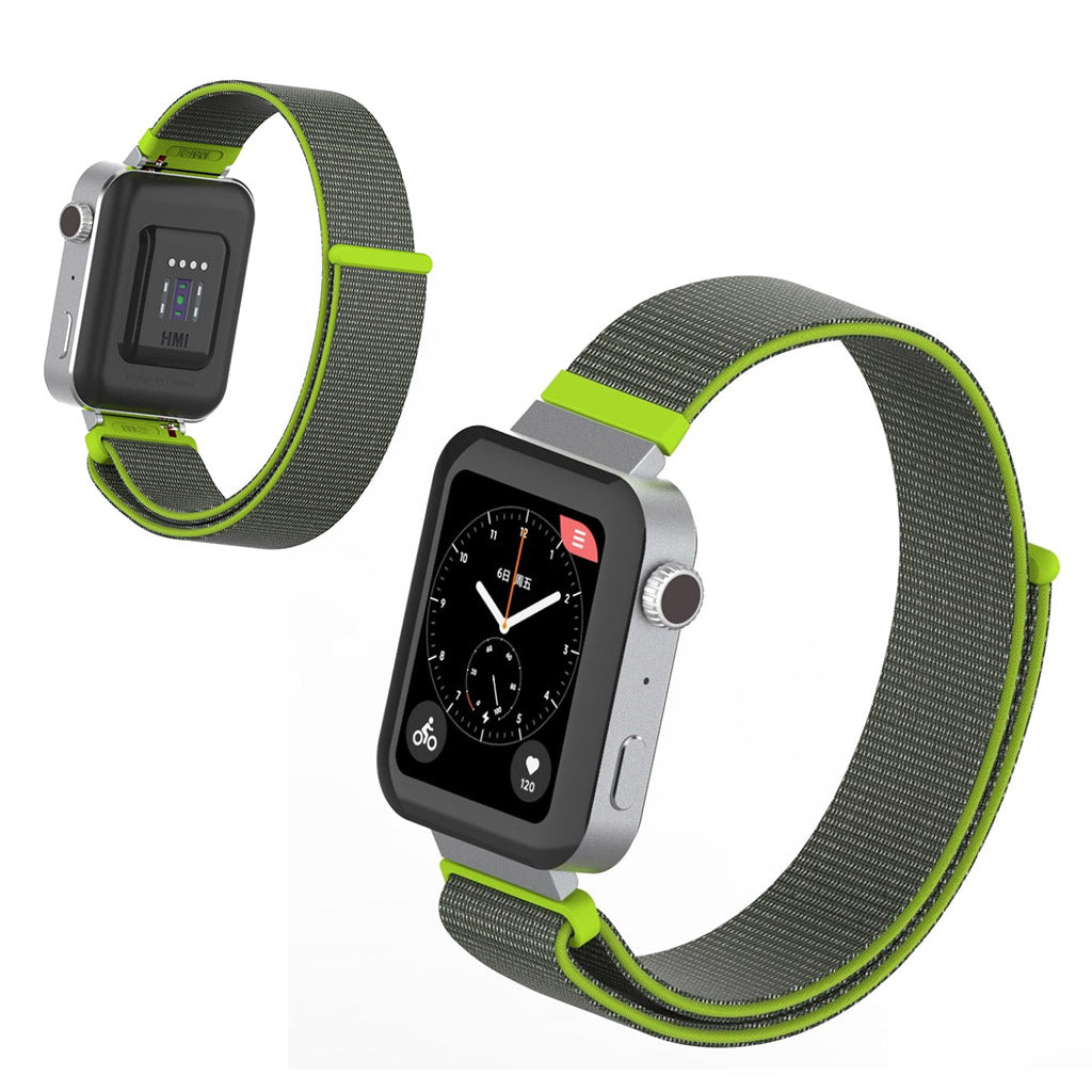 Vildt elegant Xiaomi Mi Watch Premium Edition Nylon Rem - GrΓΈn#serie_1
