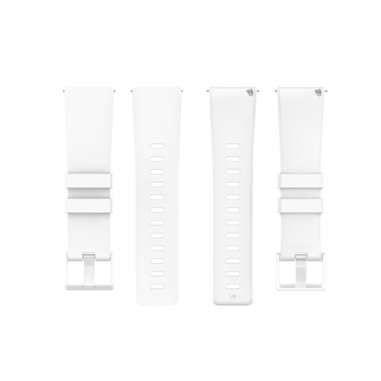 Stilfuld Fitbit Versa 2 / Fitbit Versa Lite Silikone Rem - Størrelse: L - Hvid#serie_2