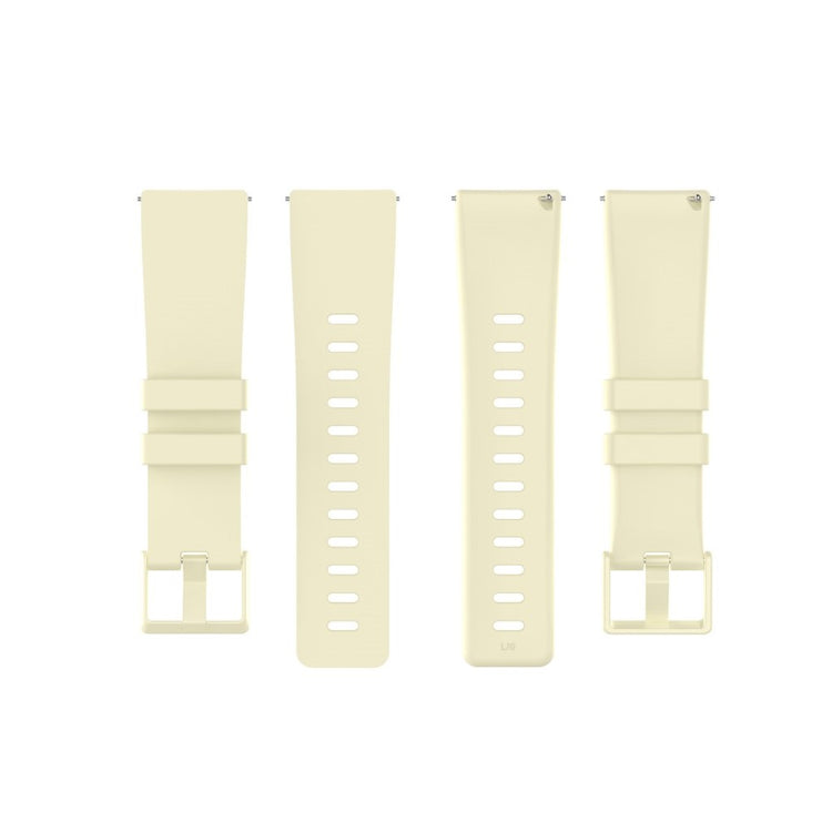 Stilfuld Fitbit Versa 2 / Fitbit Versa Lite Silikone Rem - Størrelse: L - Brun#serie_6