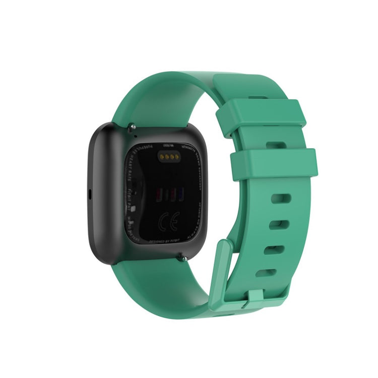 Stilfuld Fitbit Versa 2 / Fitbit Versa Lite Silikone Rem - Størrelse: L - Grøn#serie_7