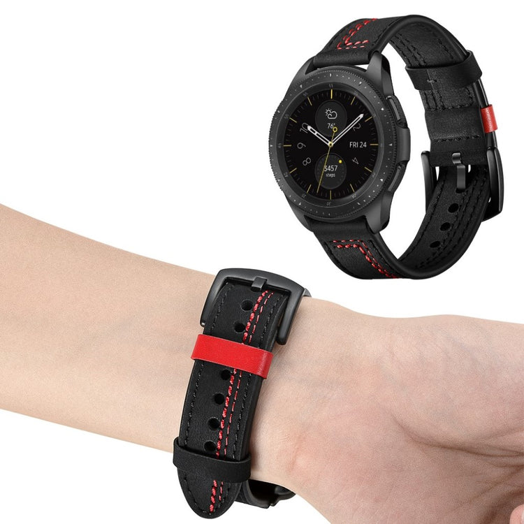 Mega skøn Fitbit Ionic Ægte læder Rem - Sort#serie_1