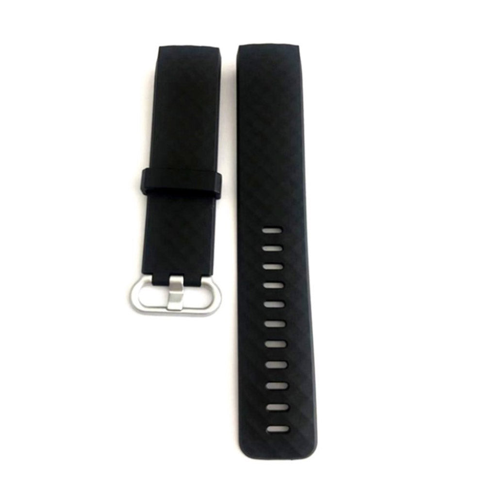 Fitbit Charge 3 Silikone Urrem#color_black