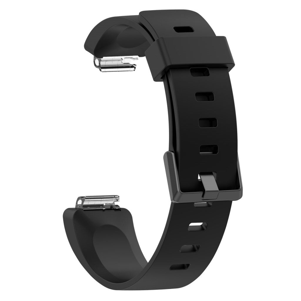 Fortrinligt Fitbit Inspire Silikone Rem - Sort#serie_1