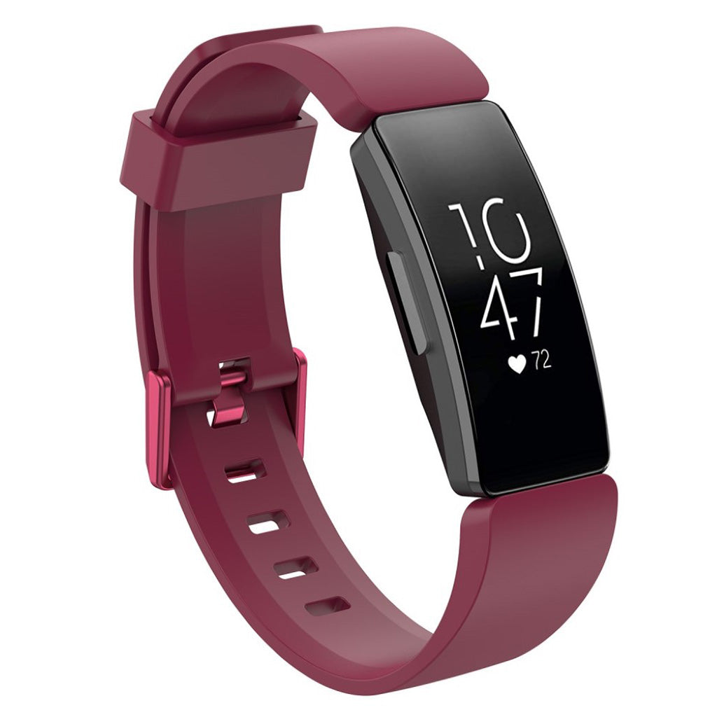 Fortrinligt Fitbit Inspire Silikone Rem - Rød#serie_6