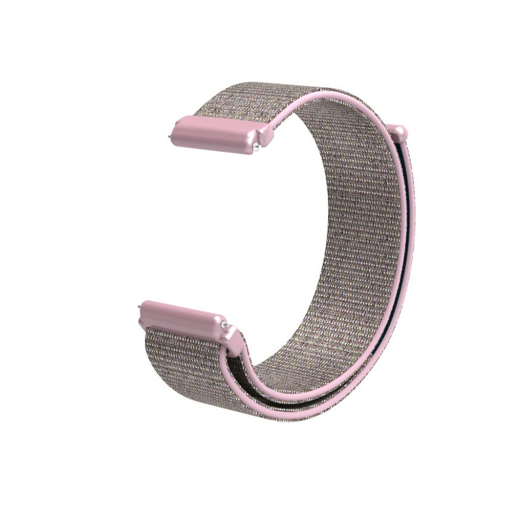 Rigtigt pænt Fitbit Versa Lite Nylon Rem - Pink#serie_3
