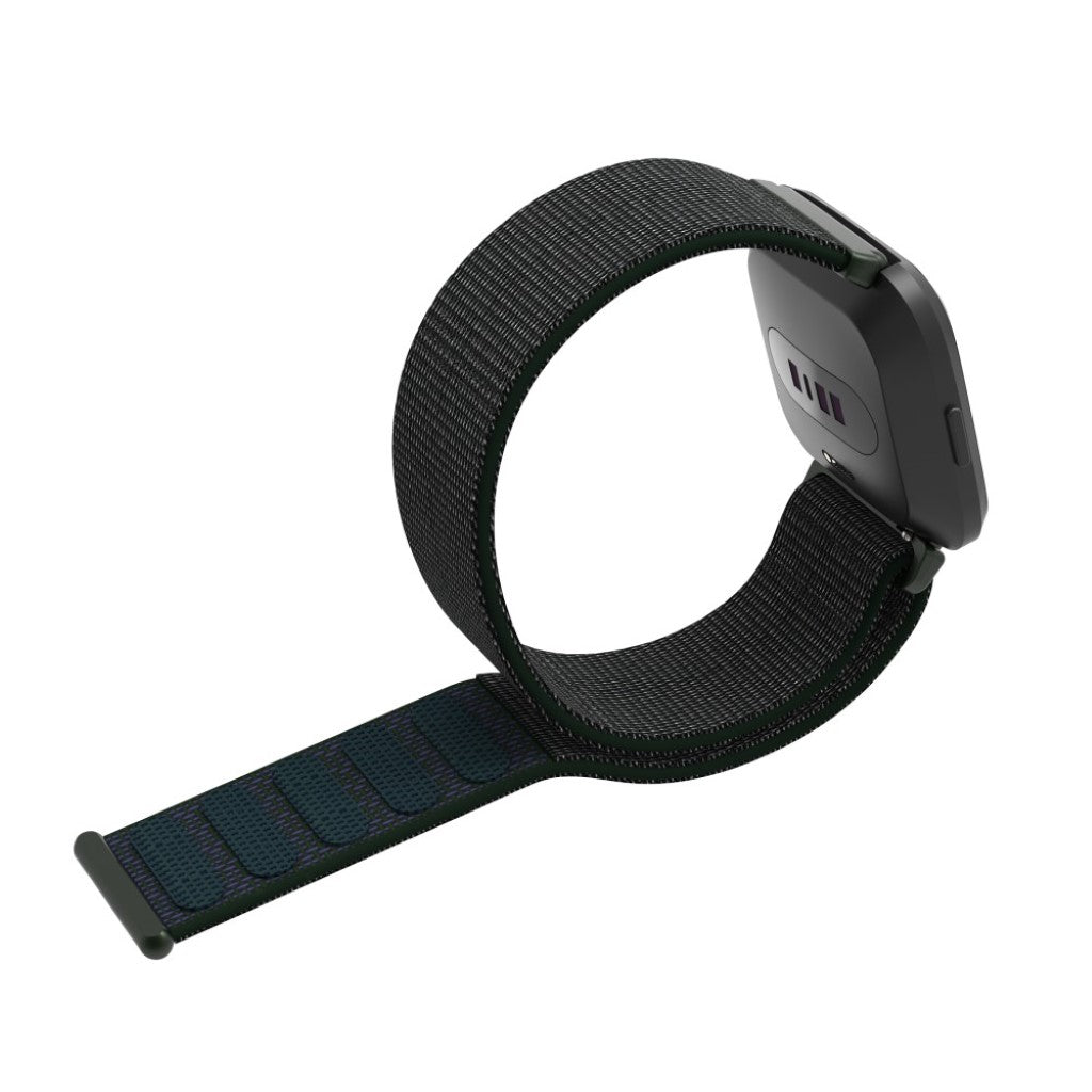 Rigtigt pænt Fitbit Versa Lite Nylon Rem - Grøn#serie_4