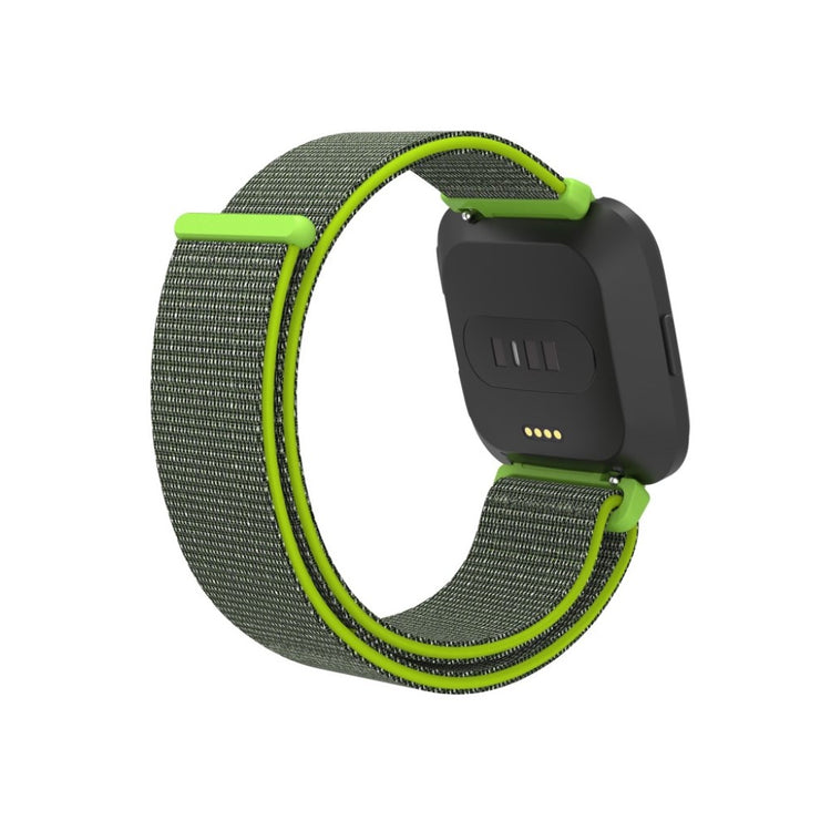 Rigtigt pænt Fitbit Versa Lite Nylon Rem - Grøn#serie_7
