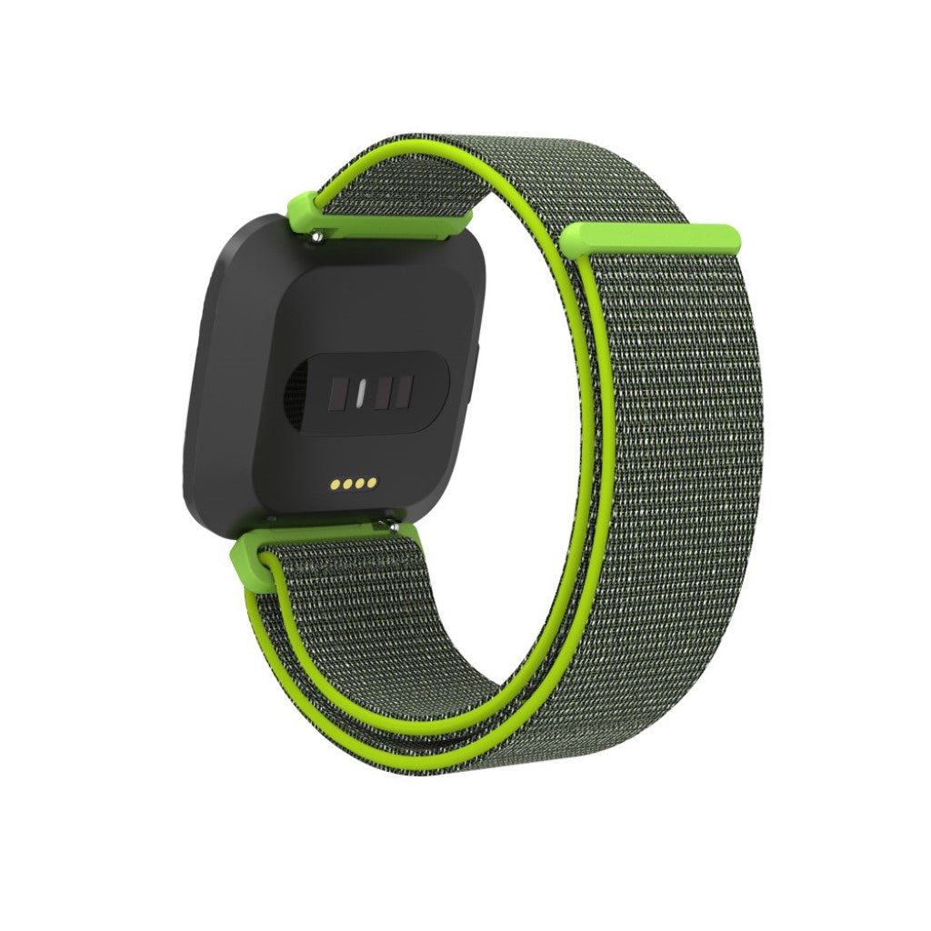 Rigtigt pænt Fitbit Versa Lite Nylon Rem - Grøn#serie_7