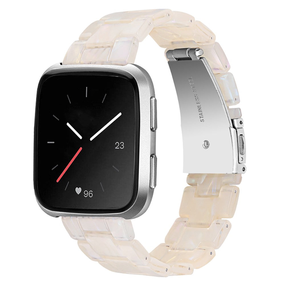 Super hårdfør Fitbit Versa 2 / Fitbit Versa Lite  Rem - Hvid#serie_12