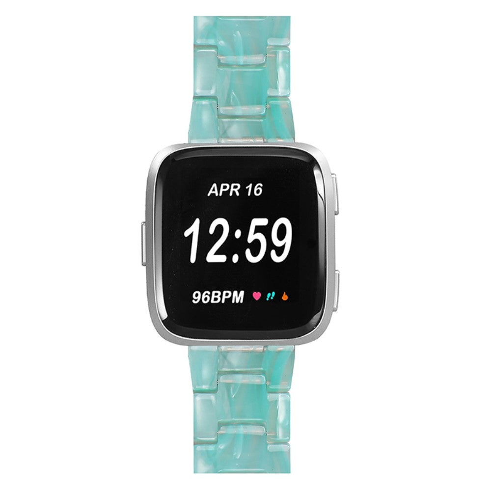 Vildt smuk Fitbit Versa 2 / Fitbit Versa Lite  Urrem - Grøn#serie_2