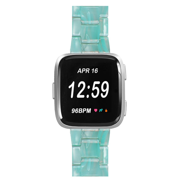 Vildt smuk Fitbit Versa 2 / Fitbit Versa Lite  Urrem - Grøn#serie_2