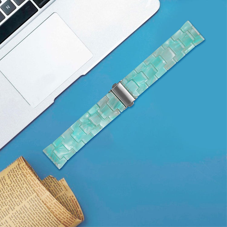 Vildt smuk Fitbit Versa 2 / Fitbit Versa Lite  Urrem - Grøn#serie_2