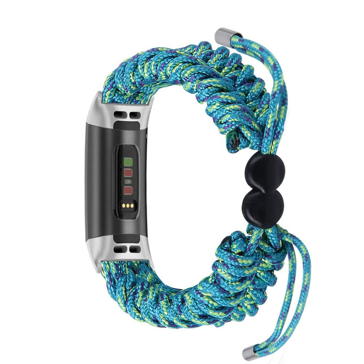 Meget skøn Fitbit Charge 3 / Fitbit Charge 4 Nylon Rem - Grøn#serie_6