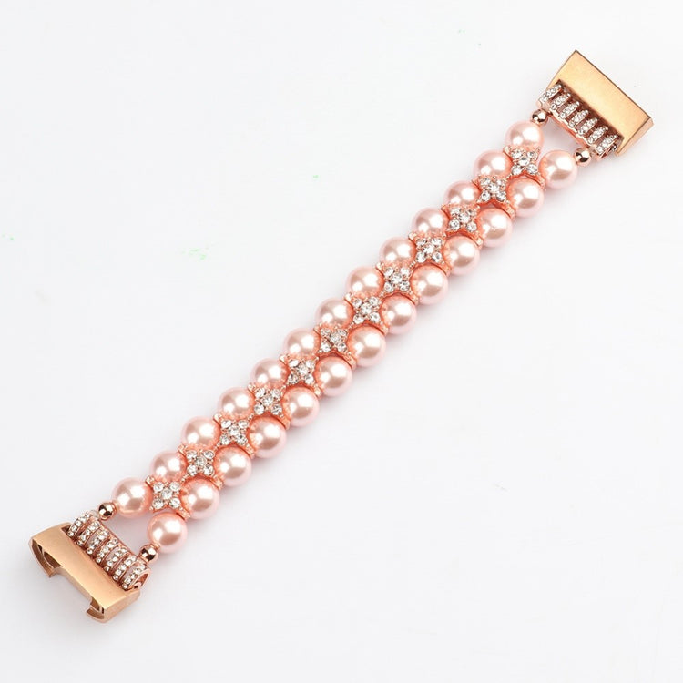 Vildt flot Fitbit Charge 4 / Fitbit Charge 3 Rhinsten Urrem - Pink#serie_2