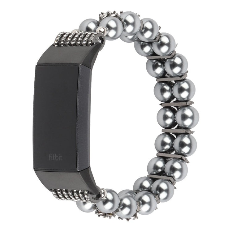 Vildt flot Fitbit Charge 4 / Fitbit Charge 3 Rhinsten Urrem - Sort#serie_3