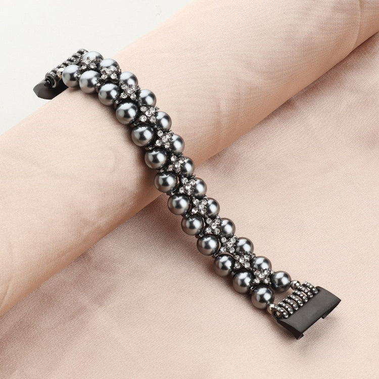 Vildt flot Fitbit Charge 4 / Fitbit Charge 3 Rhinsten Urrem - Sort#serie_3