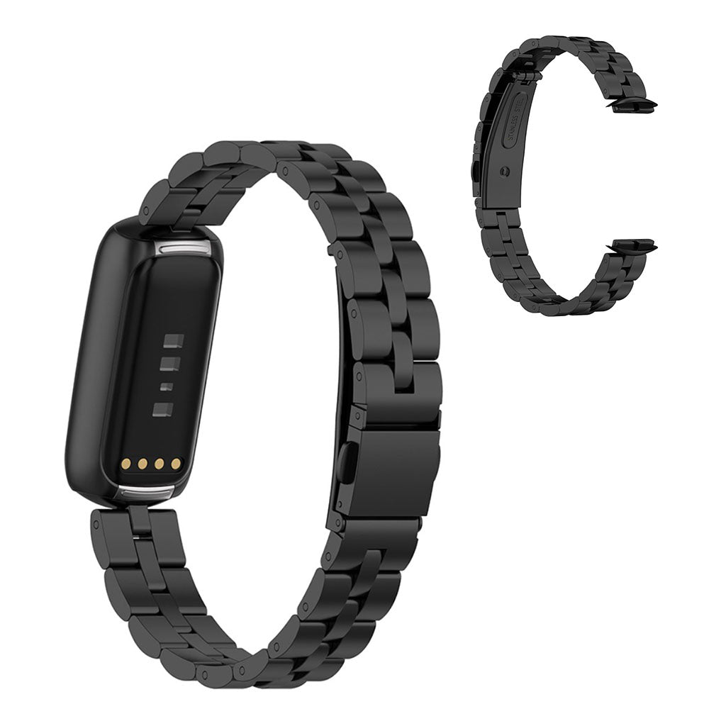Fint Fitbit Luxe Metal Rem - Sort#serie_9