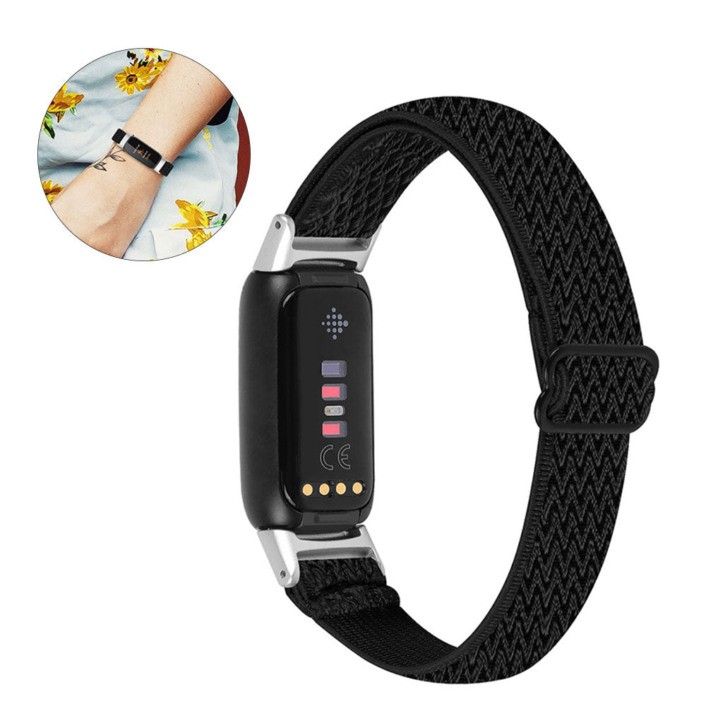 Udsøgt Fitbit Luxe Nylon Rem - Sort#serie_6