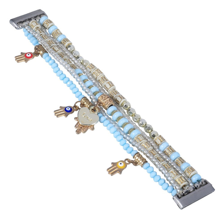 Komfortabel Universal Fitbit Rhinsten Rem - Blå#serie_1