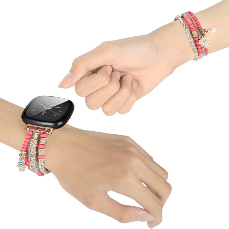 Komfortabel Universal Fitbit Rhinsten Rem - Pink#serie_5