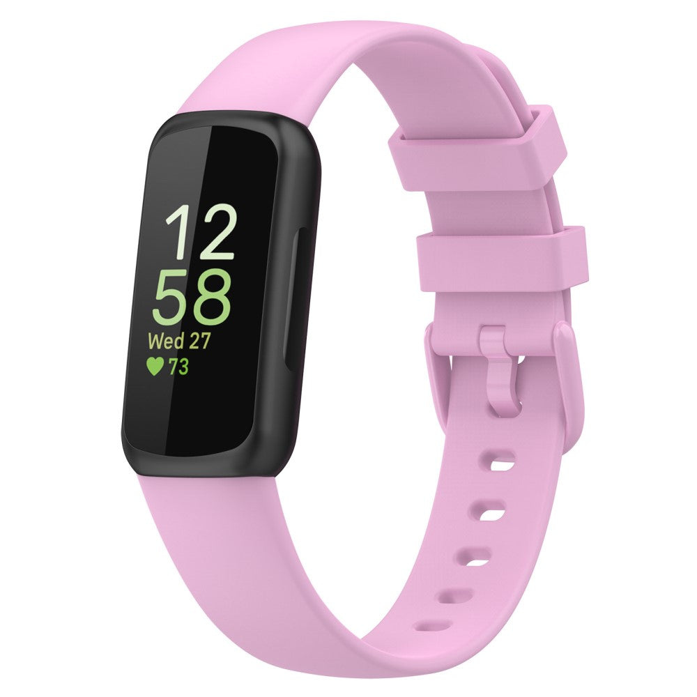 Alle tiders Fitbit Inspire 3 Silikone Rem - Lilla#serie_5