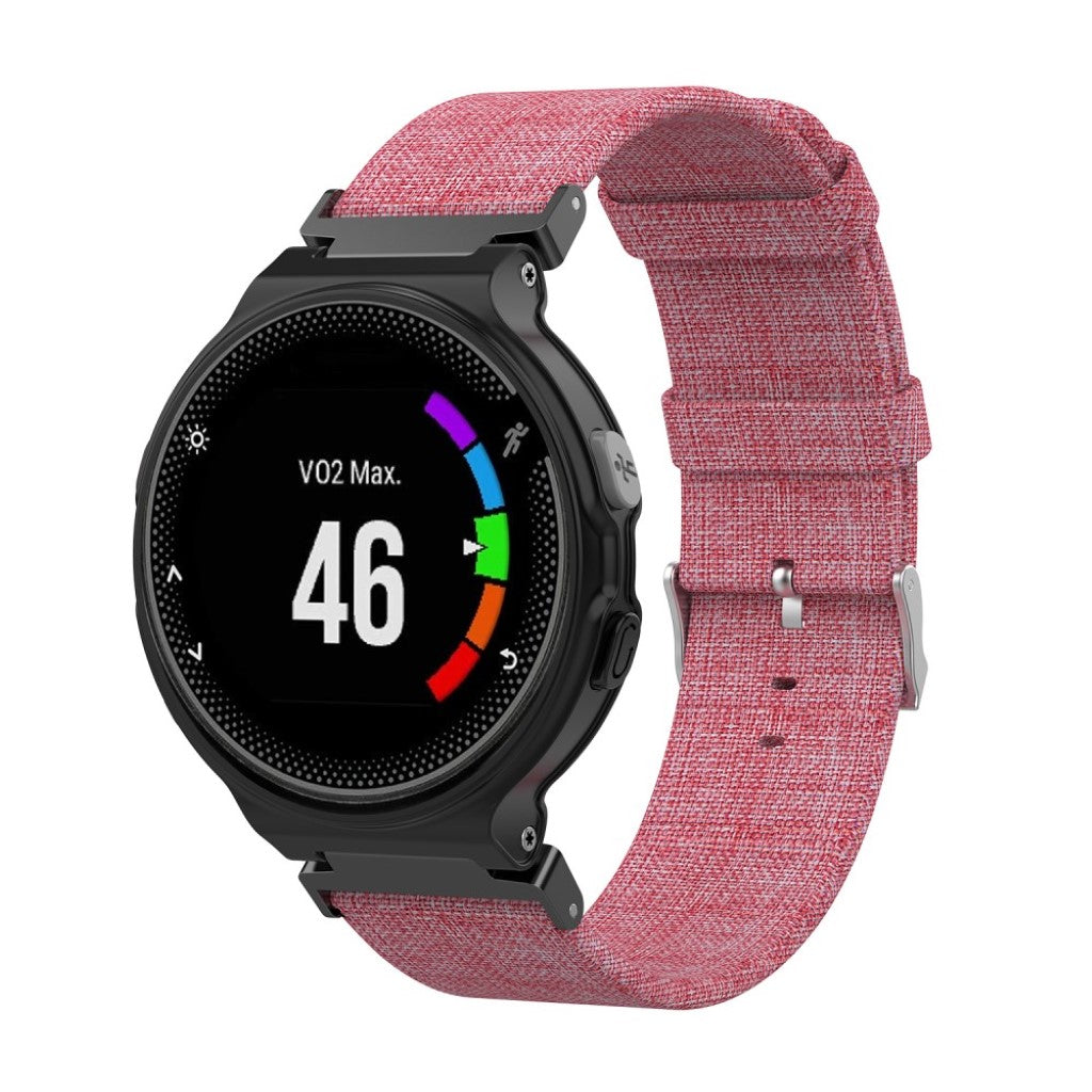 Vildt sejt Universal Garmin Nylon Rem - Pink#serie_7
