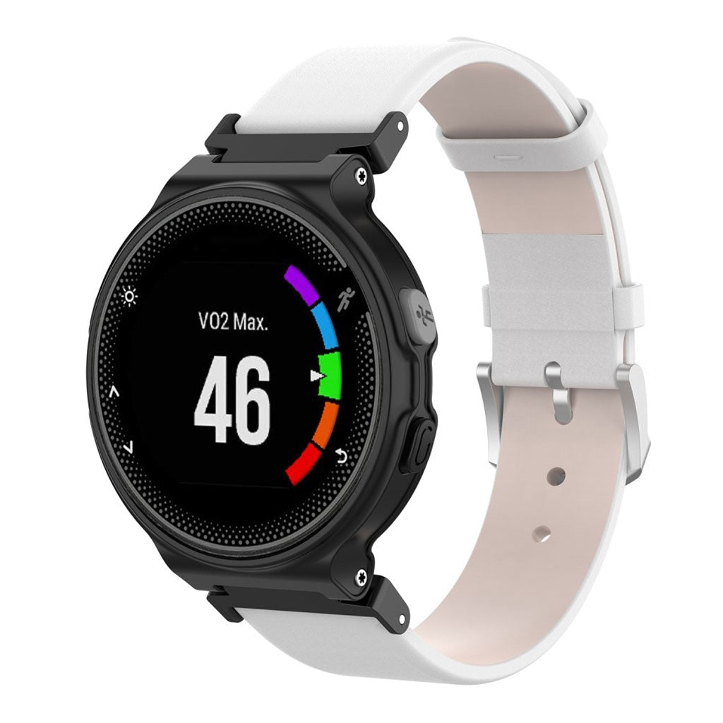 Super kønt Universal Garmin Kunstlæder Rem - Hvid#serie_2