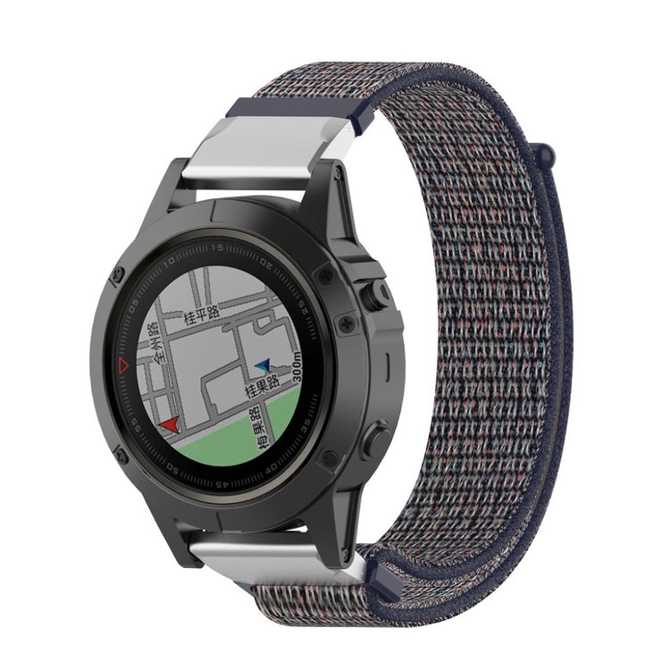 Nydelig Universal Garmin Nylon Rem - Blå#serie_9