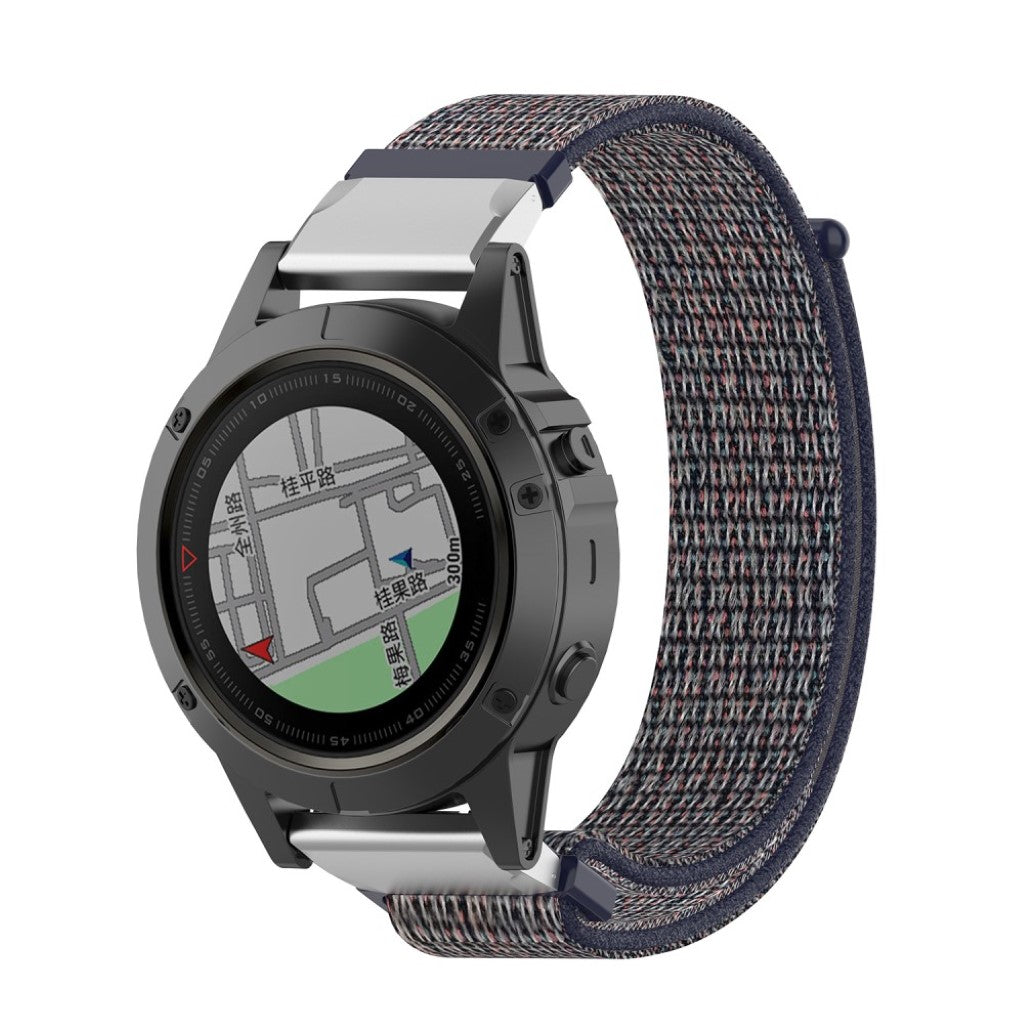 Nydelig Universal Garmin Nylon Rem - Blå#serie_9