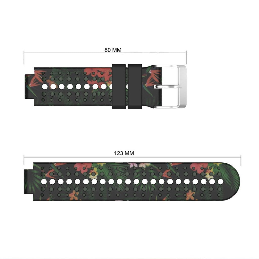 Vildt godt Universal Garmin Silikone Rem - Rød#serie_6