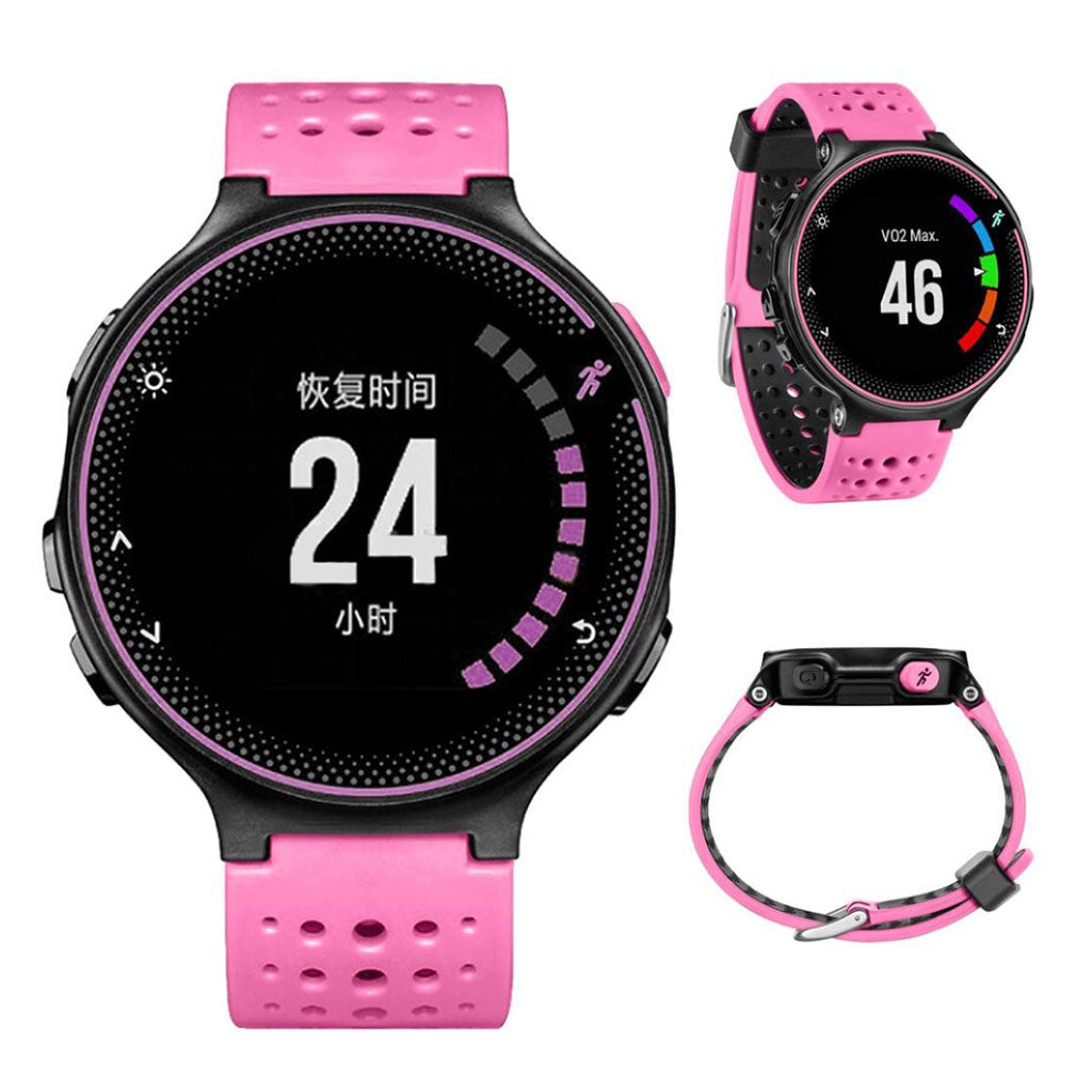 Super cool Universal Garmin Silikone Rem - Pink#serie_1
