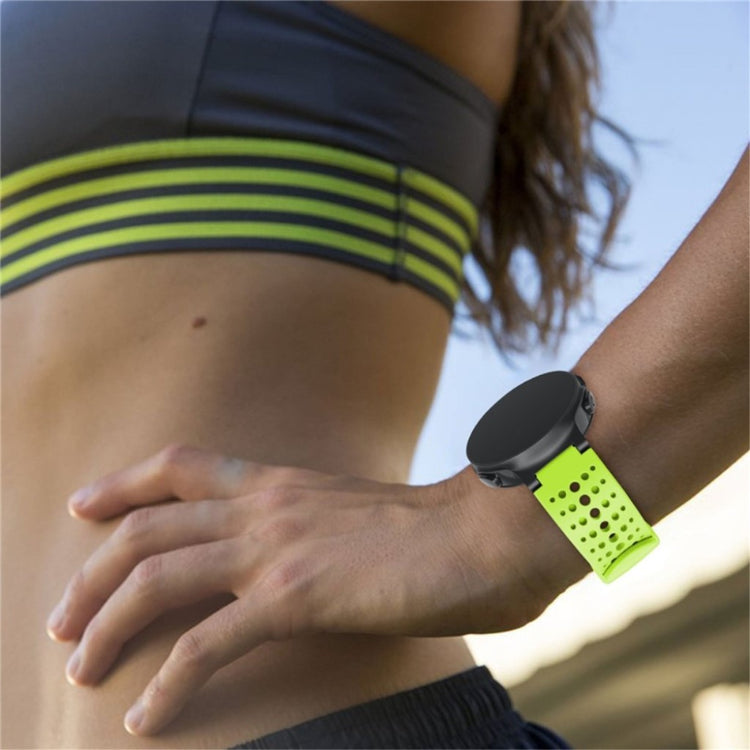 Helt vildt fed Universal Garmin Silikone Rem - Grøn#serie_5