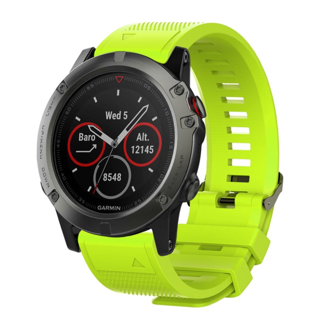 Vildt hårdfør Universal Garmin Silikone Rem - Grøn#serie_3