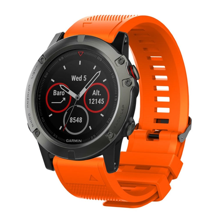 Vildt hårdfør Universal Garmin Silikone Rem - Orange#serie_7