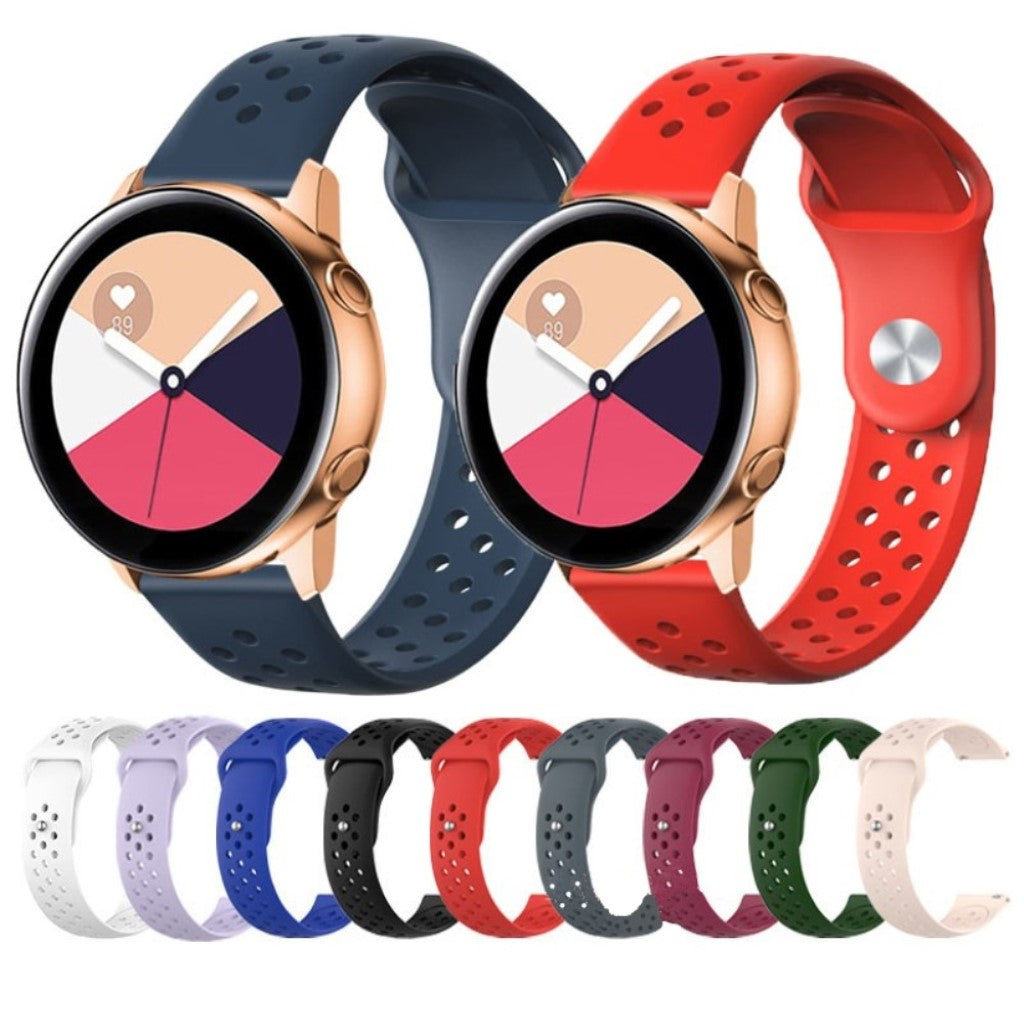 Super fed Universal Garmin Silikone Rem - Rød#serie_3