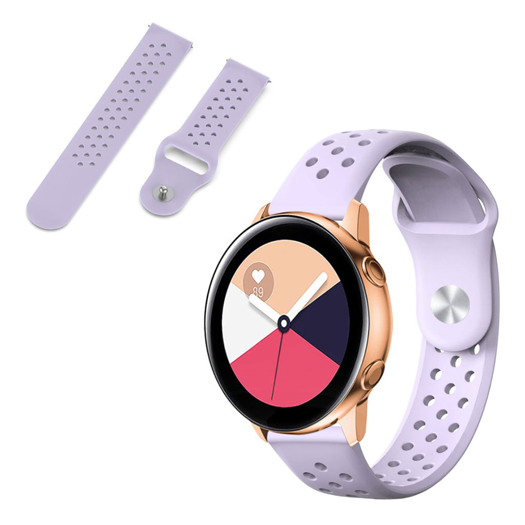 Super fed Universal Garmin Silikone Rem - Lilla#serie_8