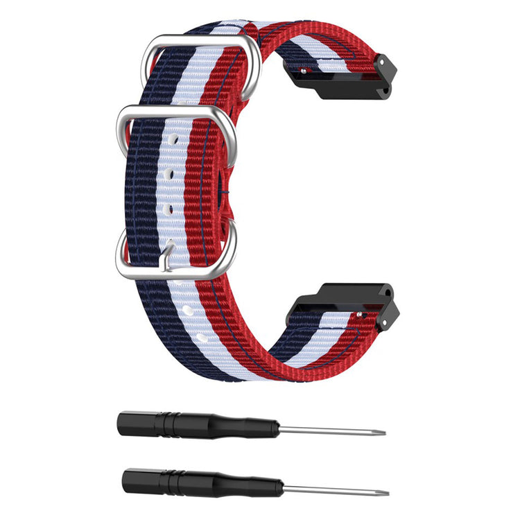 Mega godt Universal Garmin Nylon Rem - Flerfarvet#serie_5