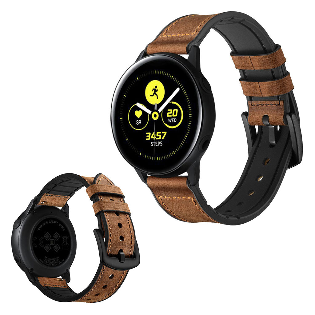 Fed Garmin Vivoactive 3 / Garmin Vivomove HR Γgte lΓ¦der Rem - Brun#serie_049