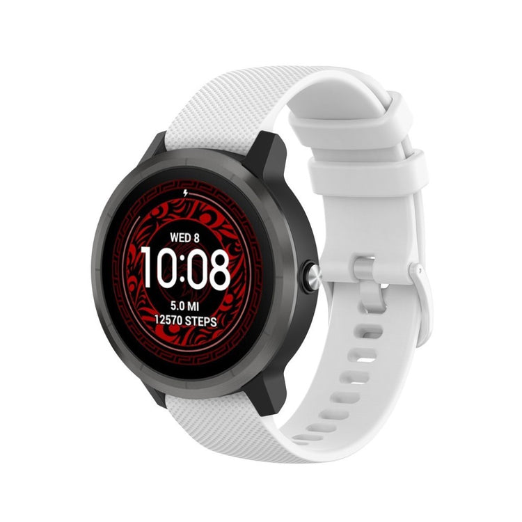 Garmin Vivoactive 3 / Garmin Vivoactive 3 Music Silikone Rem - Hvid#serie_2